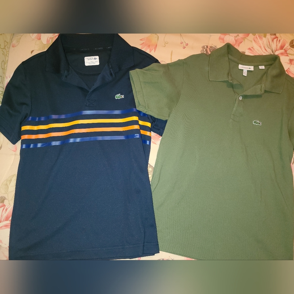 Boys Lacoste shirts